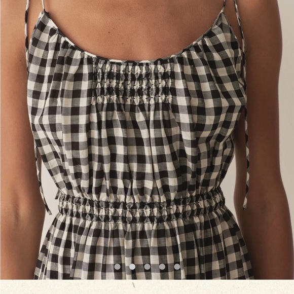 Doen Leslie Midi Dress in gingham - Picture 2 of 5